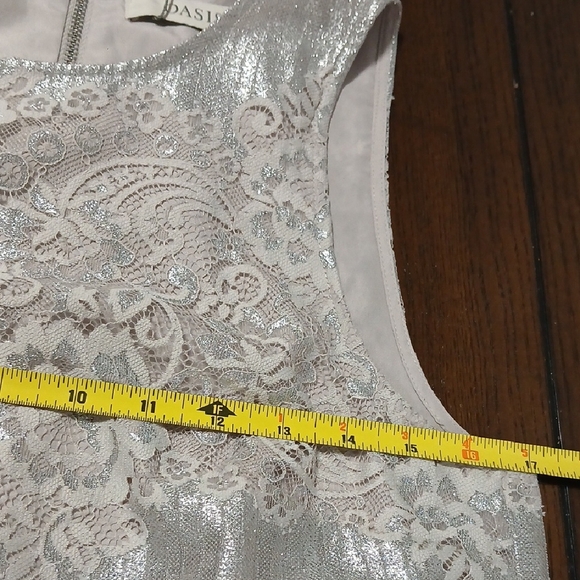 Oasis Metallic‎ Lace Chemise - Picture 10 of 10